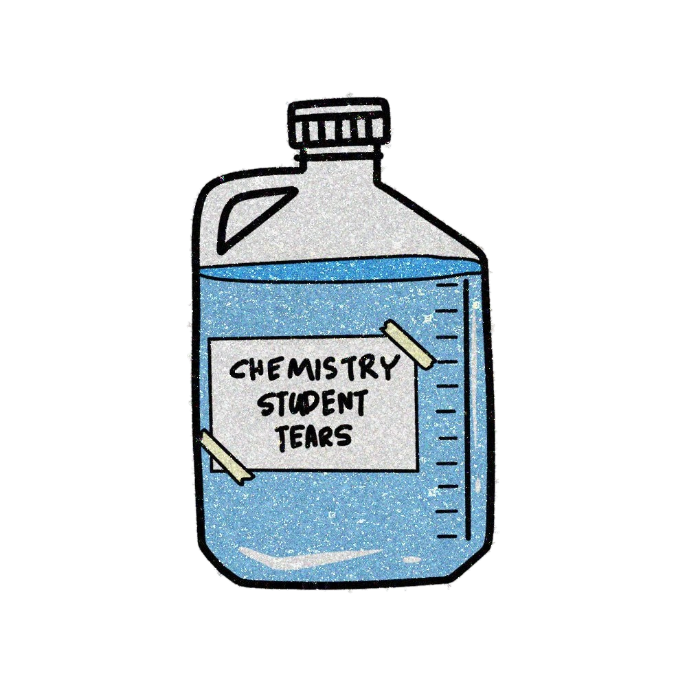 Team Chemistry Glitter Sticker
